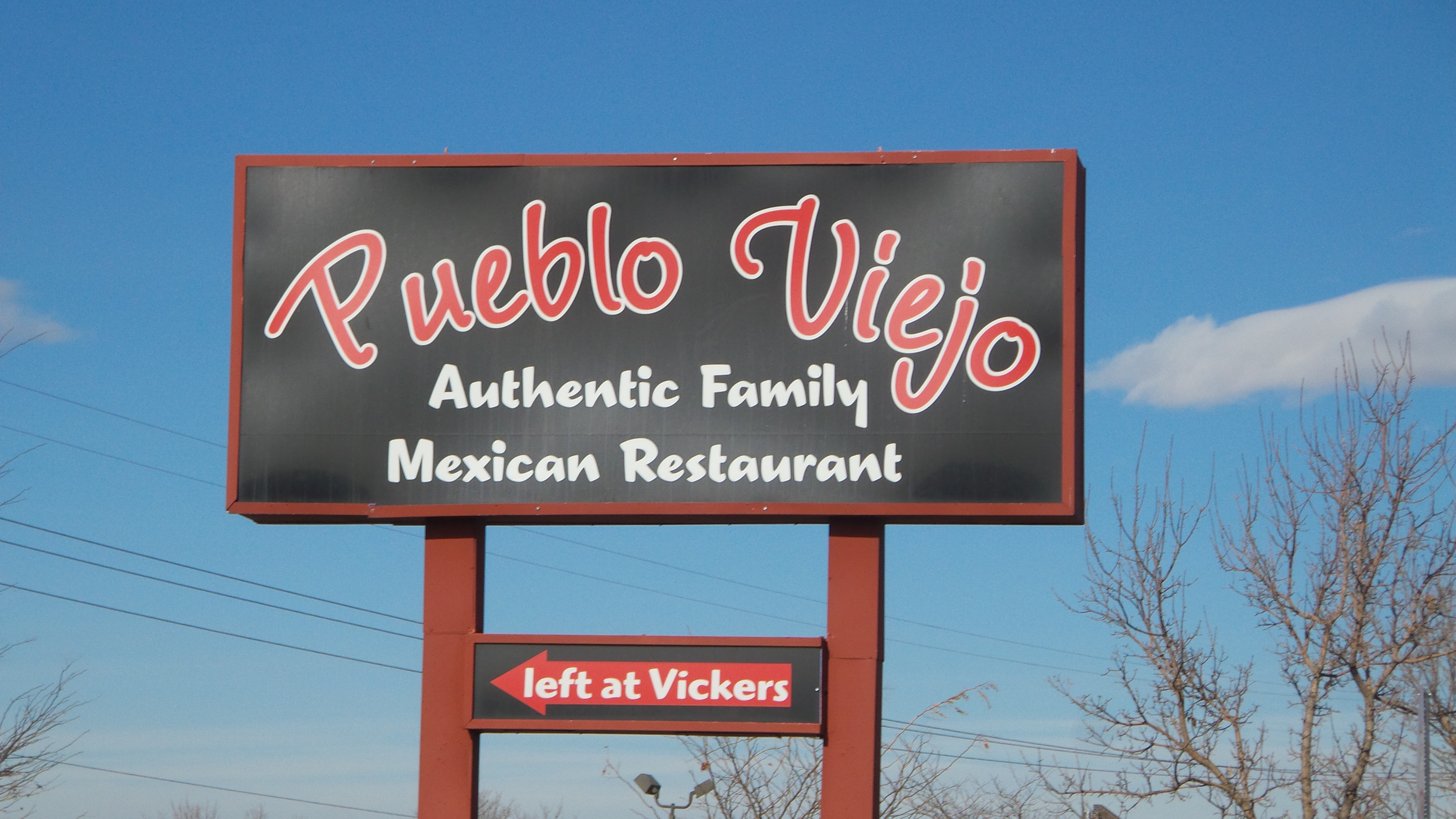 Pueblo Viejo Mexican Restaurant Menu