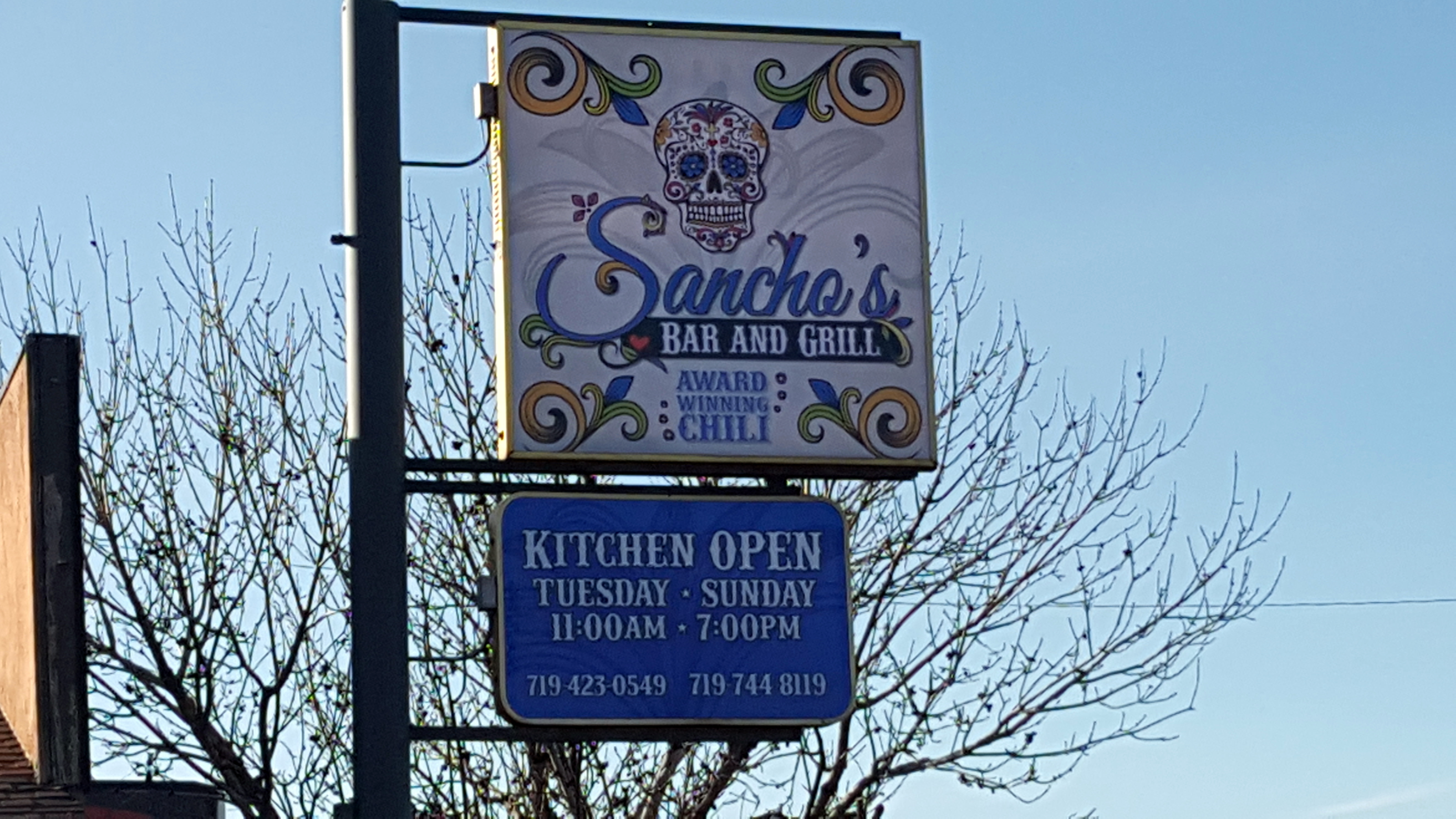 Sancho’s Bar & Grill Menu